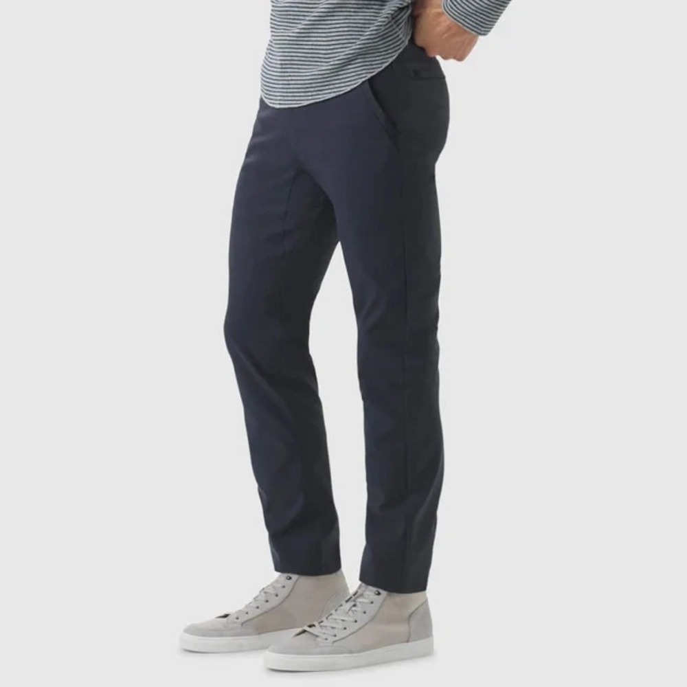 Jack Archer Jetsetter Tech Pants Mens 40x28 Deep Blue Performance Stretch Golf